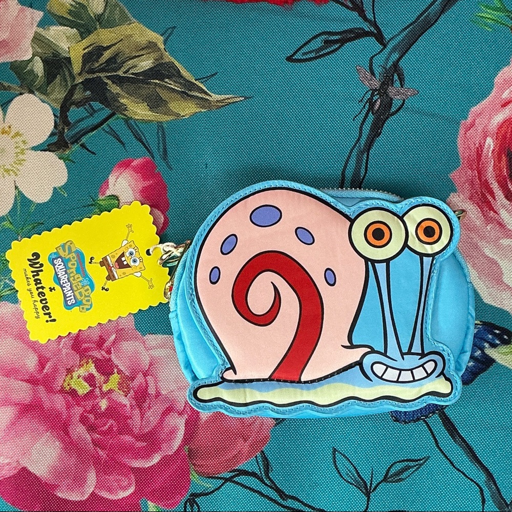 SPONGEBOB GARY PADDED NYLON CROSSBODY W/STRAP